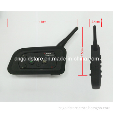 Motorcycle Helmet Bluetooth Intercom Support 4 Riders Connection